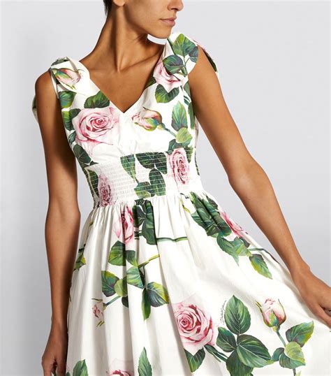 dolce & gabbana rose dress